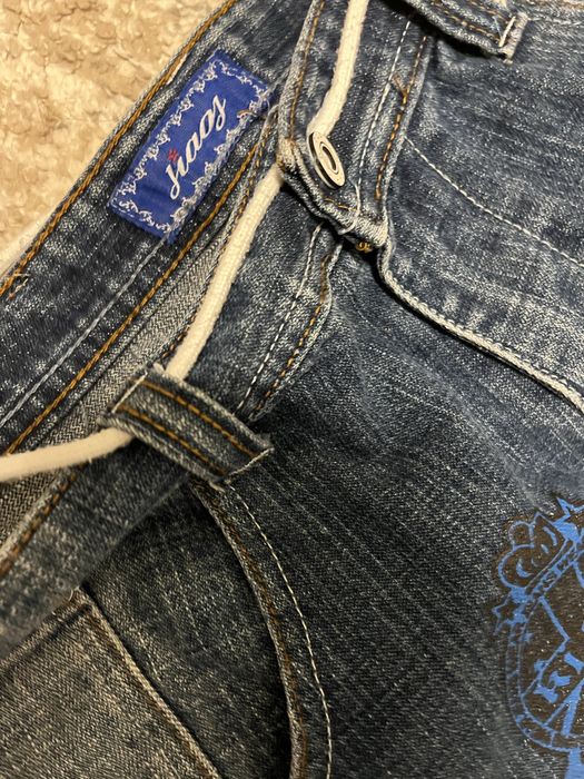 Широкі джинсові шорти y2k archive