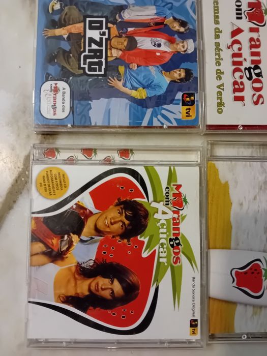 Conjunto de 6 Cds Colecção Morangos com Açucar