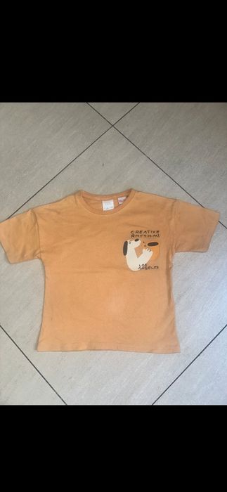Футболка Zara для мальчика рисунок на спине, 110 см