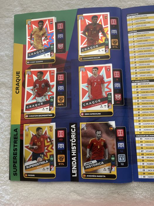 Topps match attax all stars Euro 2024