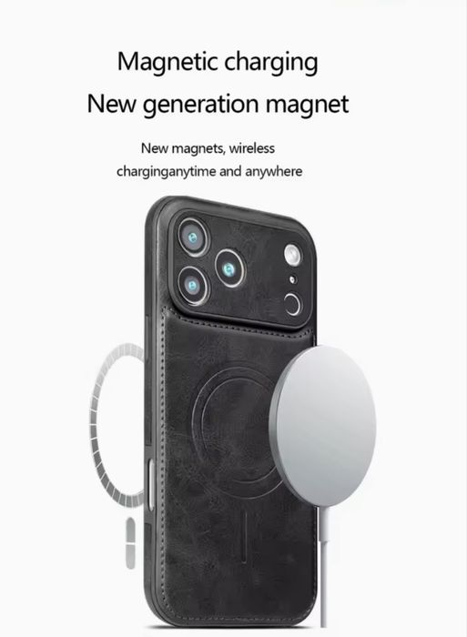 кожаный чехол для Apple iPhone 17 Pro Max