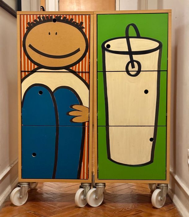 Conjuntos de 3 gavetas para quarto de criança