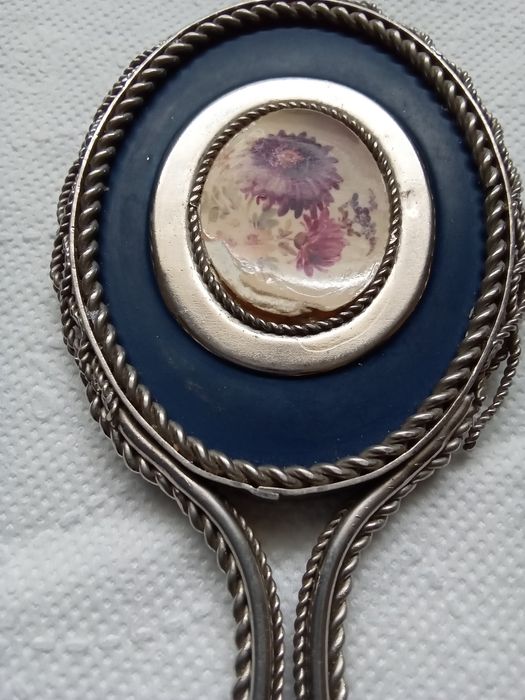 Lusterko podręczne Prl