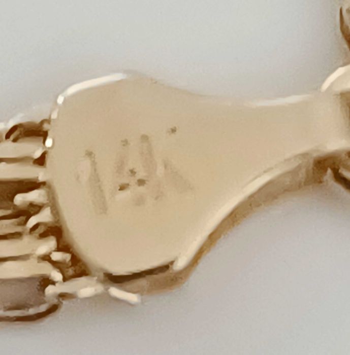 Bransoletka złota 14 karat próba 585