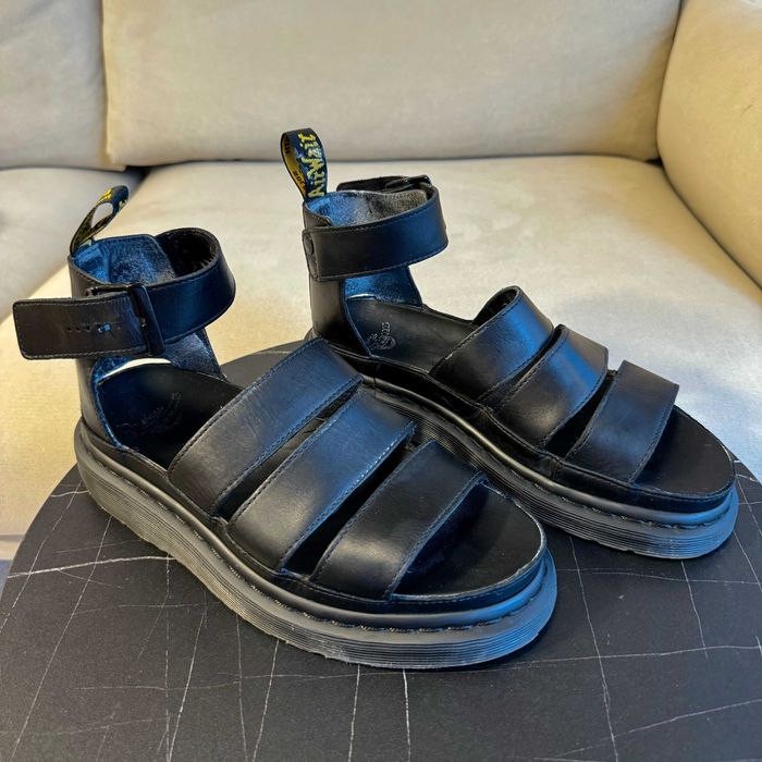 DR. MARTENS Black Clarissa II Sandały damskie [39]