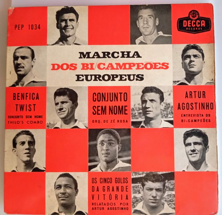 Discos de vinil Benfica antigos 7".Leia descrição.70€ todos.