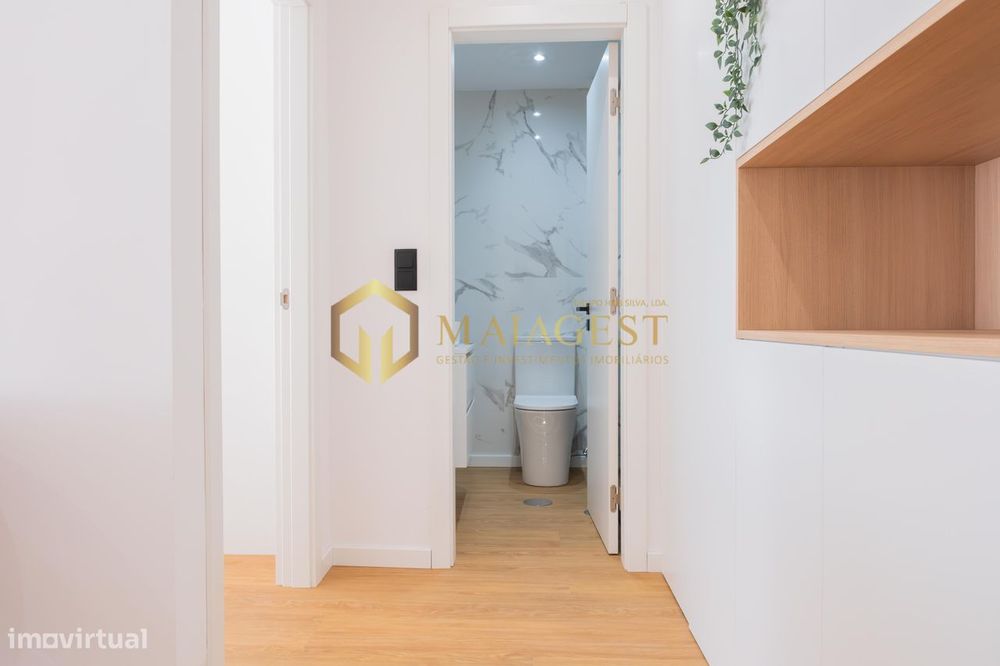 Apartamento T1+1 Totalmente Mobilado no Coração de Nogueira