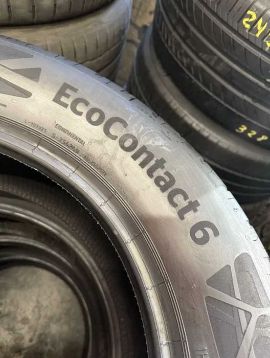 225/60 R17 CONTINENTAL ECOCONTACT 6 (90% протект) Літо! Склад Б-У Шин!