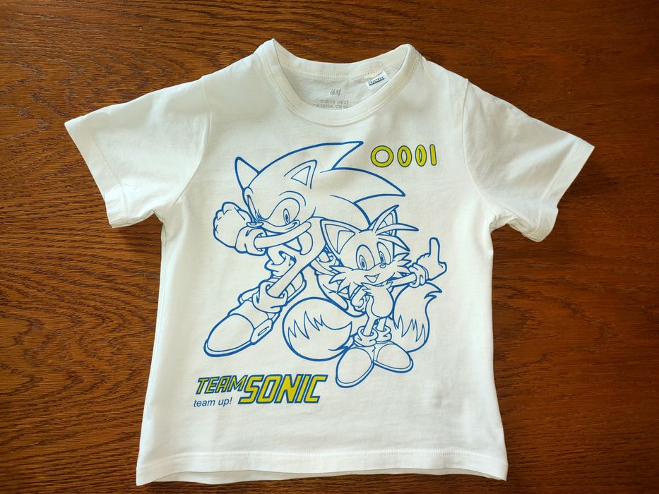 Koszula i koszulka SonicHM, H&M, spodnie OshKosh