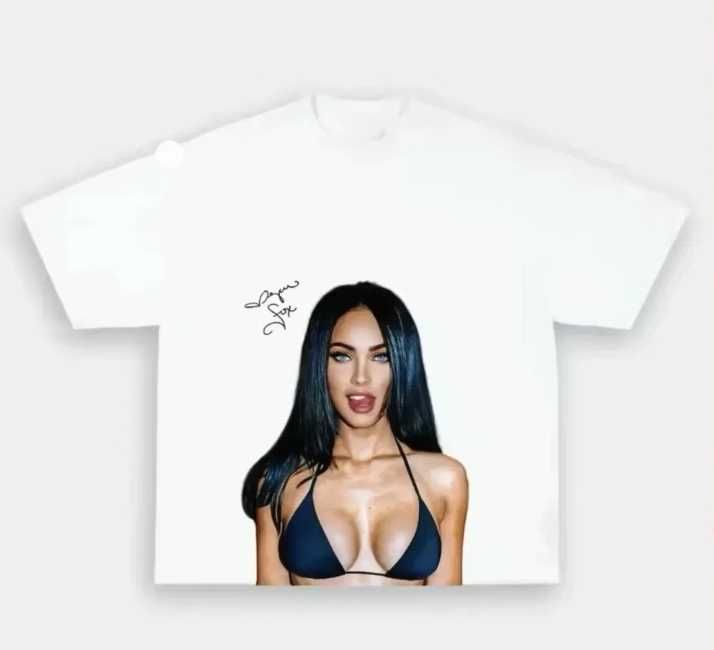 Футболка Megan Fox в чорному кольорі, розмір L