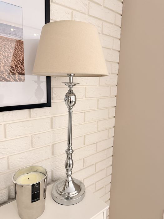 Lampa wysoka stolowa bez /szary klosz 2 kolory