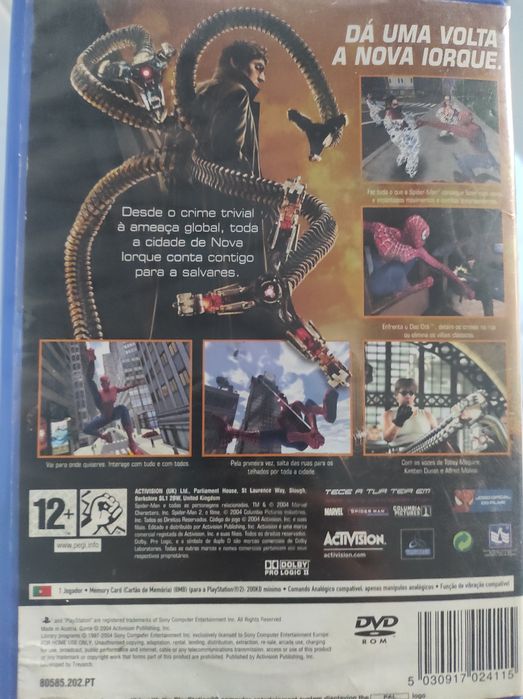 Spiderman 2 PS2.
