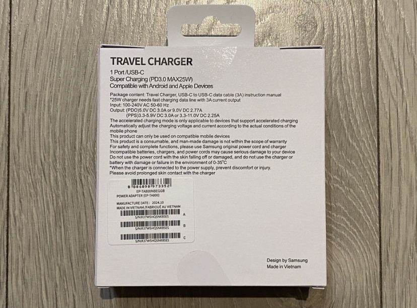 Nowa, Oryginalna Ładowarka SAMSUNG 25W do szybkiego ładowania Okazja