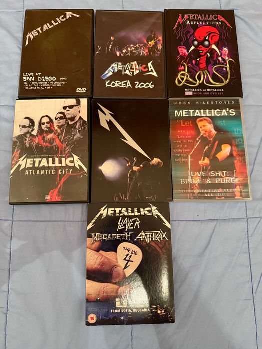 DVDs dos Metallica