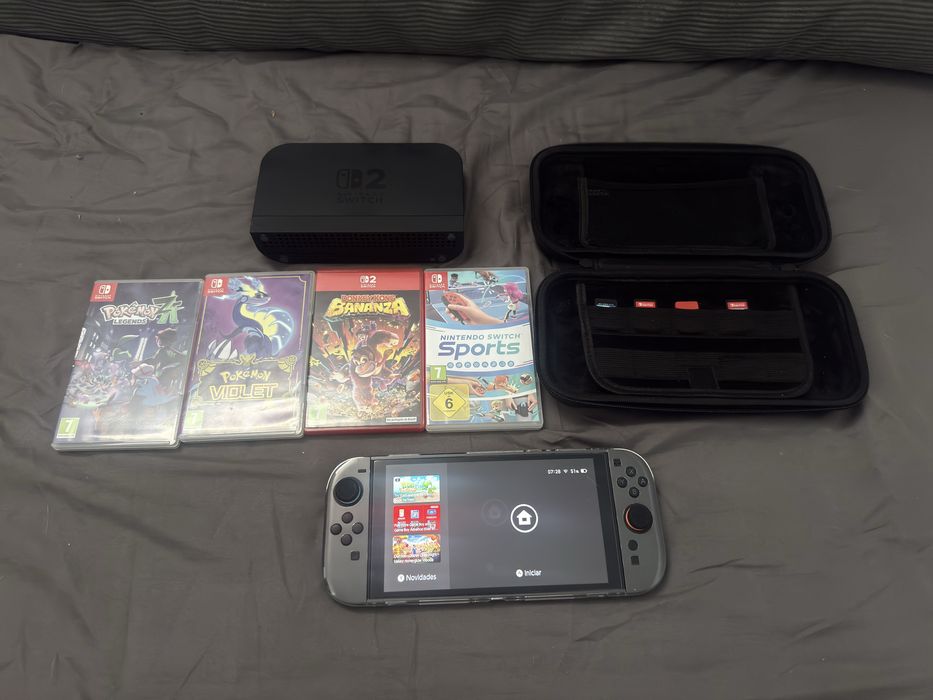 Nintendo Switch 2 + 4 Jogos