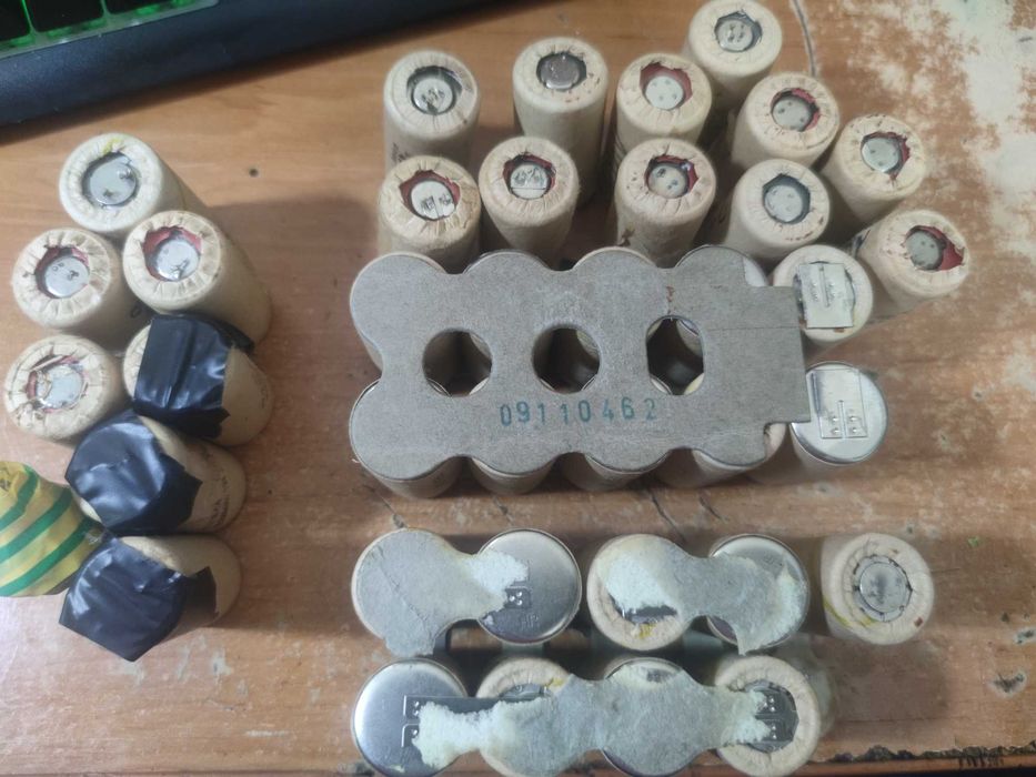 Używane ogniwa NiCd ponad 30szt | cena za całość | dobre do starych elektronarzędzi