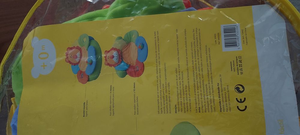 Ginásio de bebé insuflável