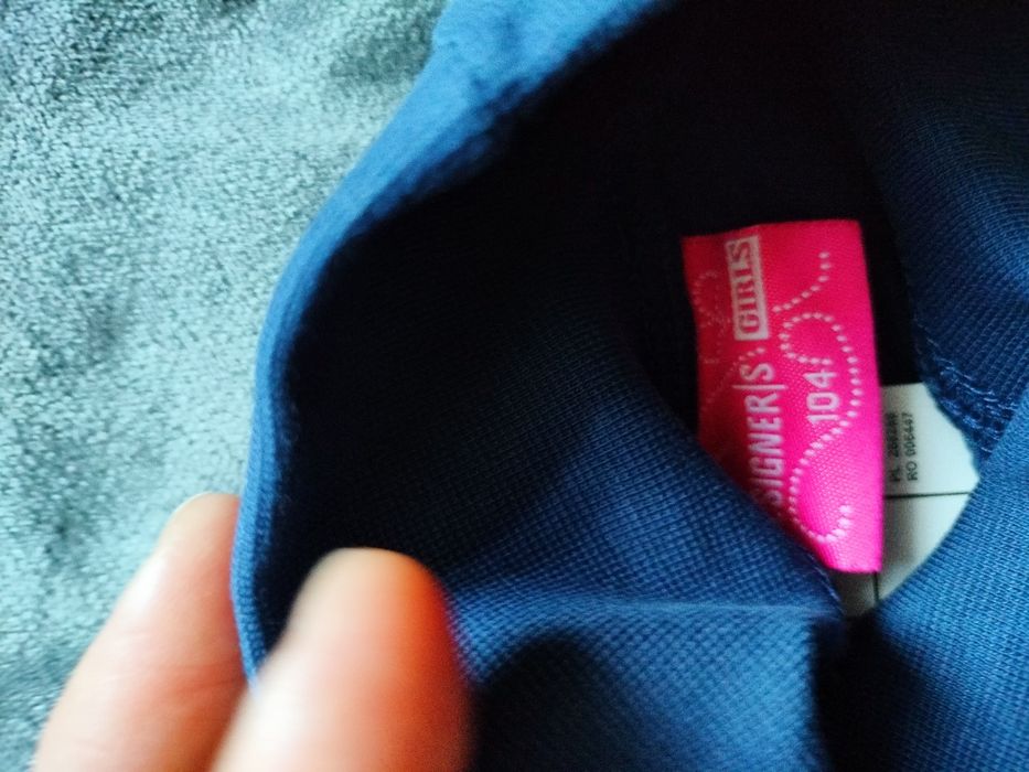 Dwa bawełniane golfy cienkie rozm. 104