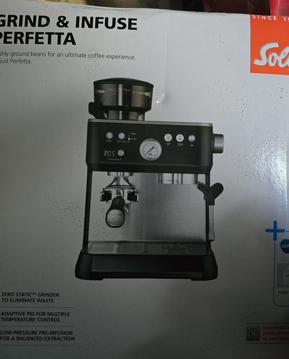 Máquina de Café Espresso Solis Grind & Infuse Perfetta - Nova em Caixa