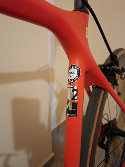 Rower szosowy Giant Tcr Advanced 2 full Carbon - 1 właściciel, mały przebieg, po serwisie. Rama M/L.
