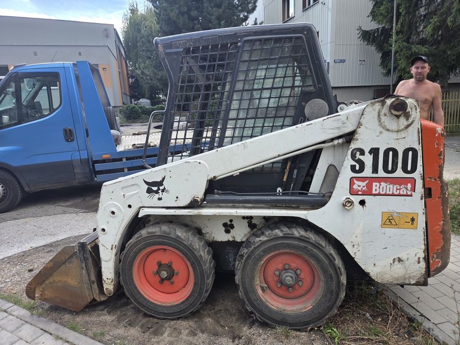 MINIKOPARKA młot Oława  Jelcz Usługi minikoparki mini ładowarka bobcat
