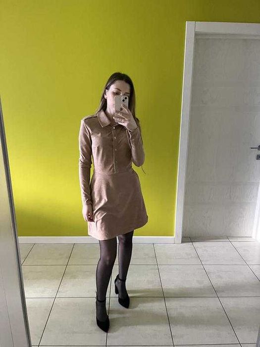 Сукня Gepur замшева бежева