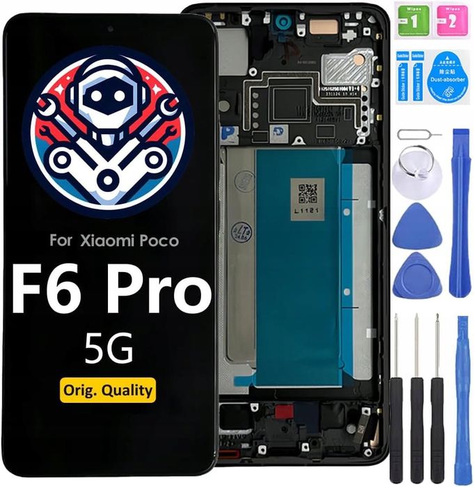 LCD digitizer wyświetlacz ramka do Xiaomi Poco F6 Pro