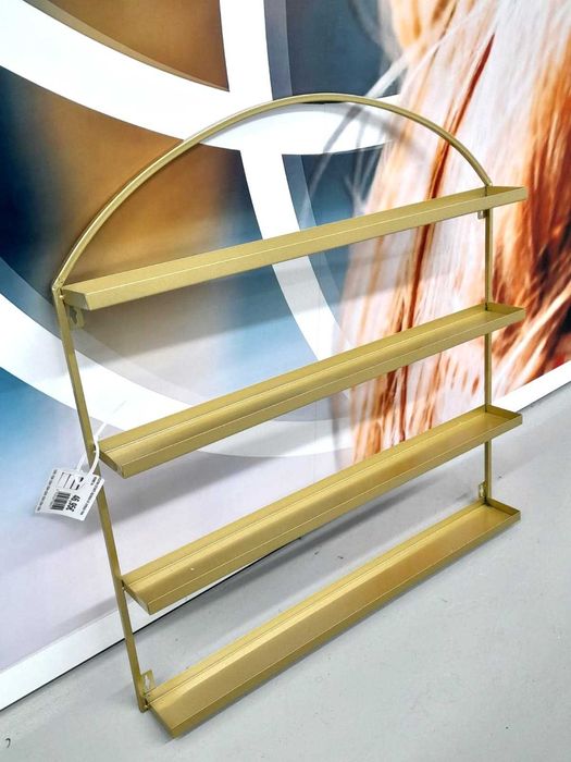 Estante Dourada de Beleza e Estética Nova