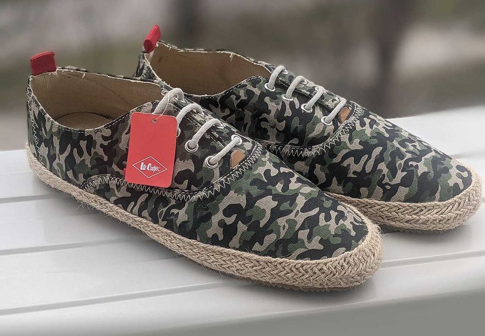 Мокасини Lee Cooper нові лофери еспадрильї мілітарі камуфляж 43,5