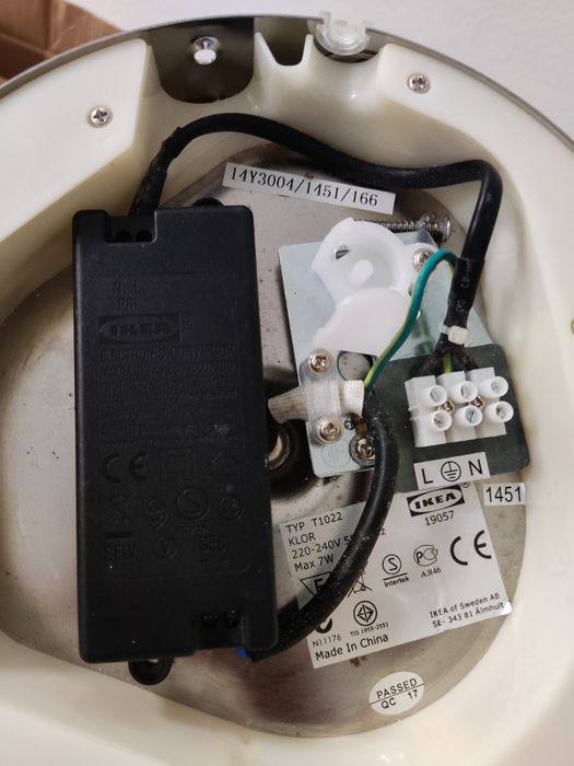 Candeeiro Led de Teto Ikea