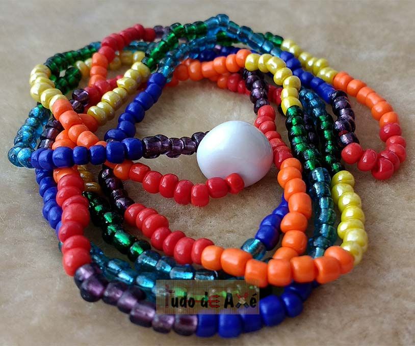 Guia/Fio de Conta do povo cigano 7 cores