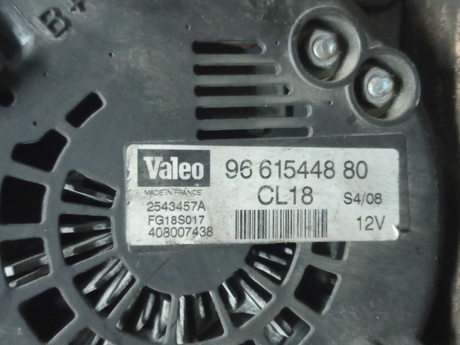 Alternator Citroen C5 I Lift 2.0 HDI 966/1544/880 180A Siedlce