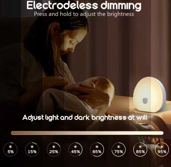 HIT – nowa lampka LED z dźwiękiem – biały szum, wielokolorowa