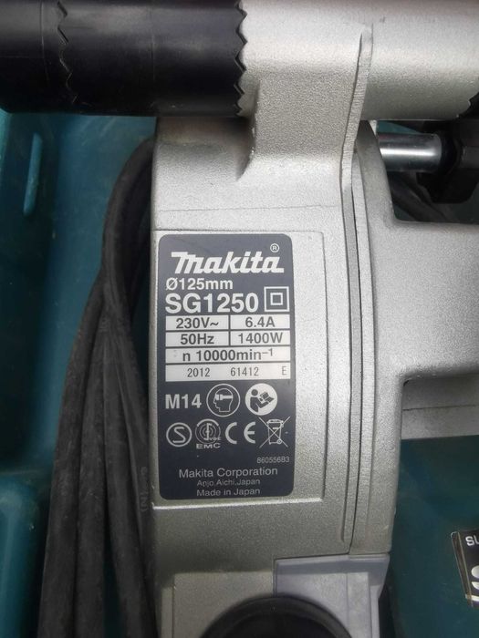 Bruzdownica SG1250 Makita. 125 mm, 1400W w bardzo dobrym stanie
