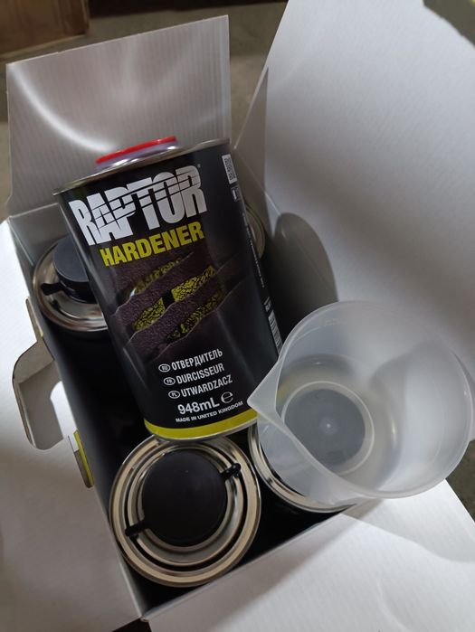 Фарба Raptor U-POL 1л, 4л, оригінал / Краска Раптор, комплект, опт