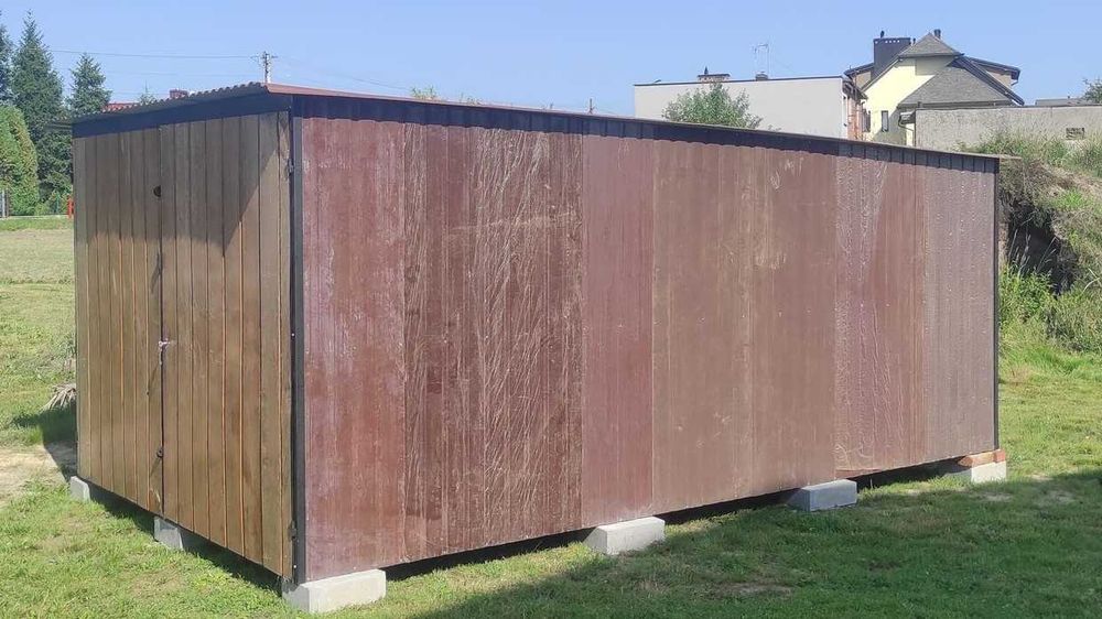 Blaszak/Garaż na budowę ---  OCYNK 3x5m -- Promocja