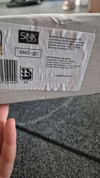 Bateria kuchenna złota, gold  nowa
