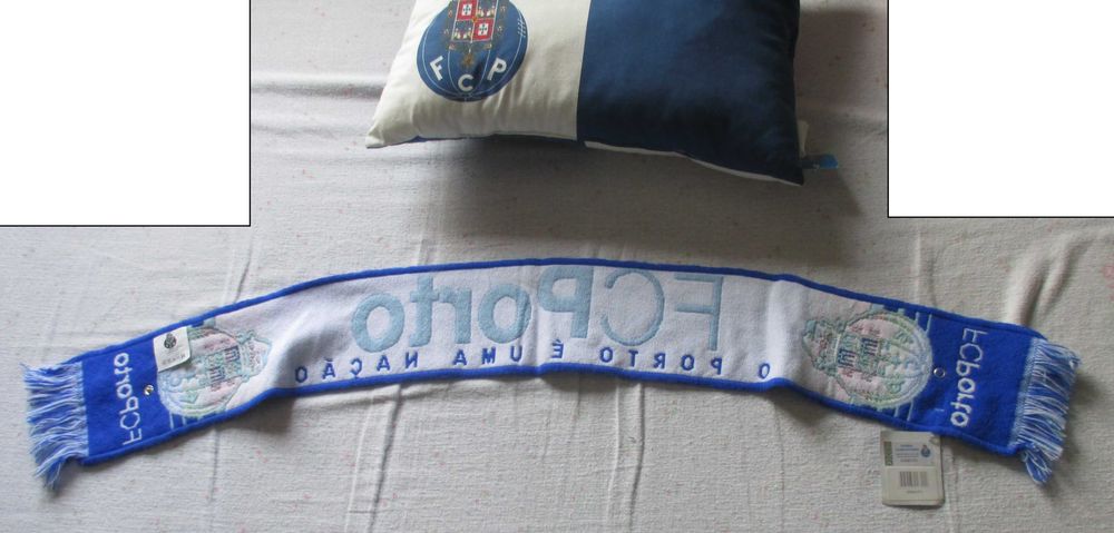 Almofada + cachecóis FCP