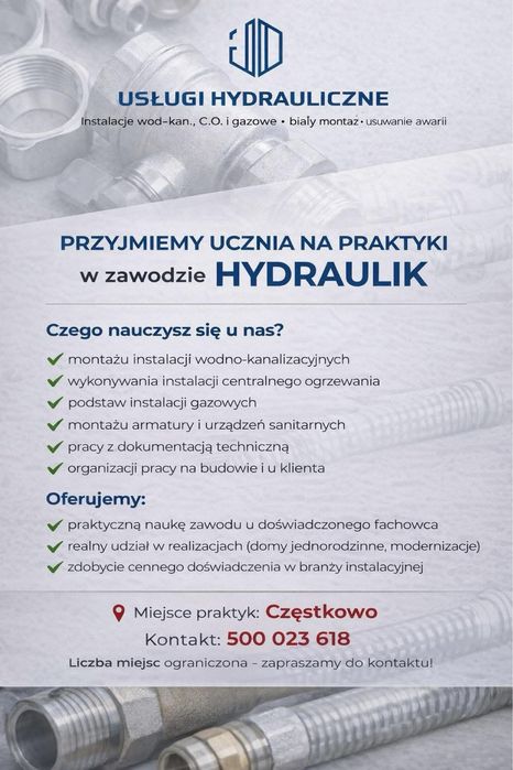 Hydraulik / Gazownik / Awarie /kompleksowy zakres usług