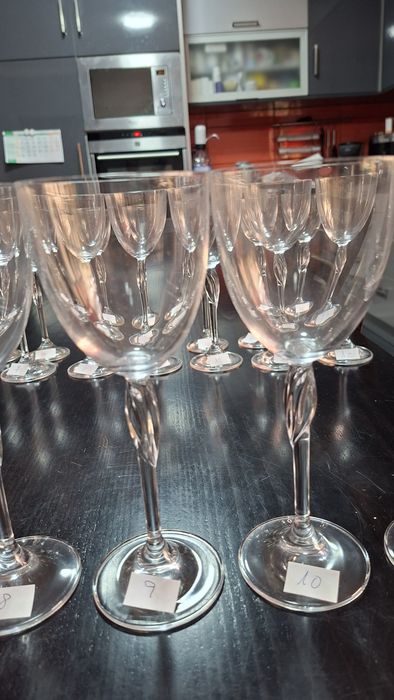 Conjunto de copos de cristal com 60 peças
