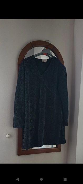 Czarna, krotka sukienka