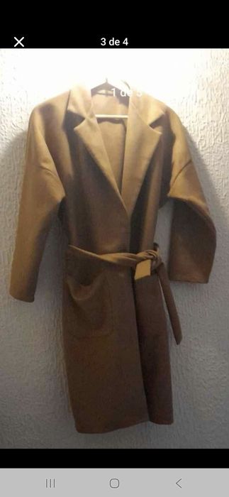 Casaco camel T. Único