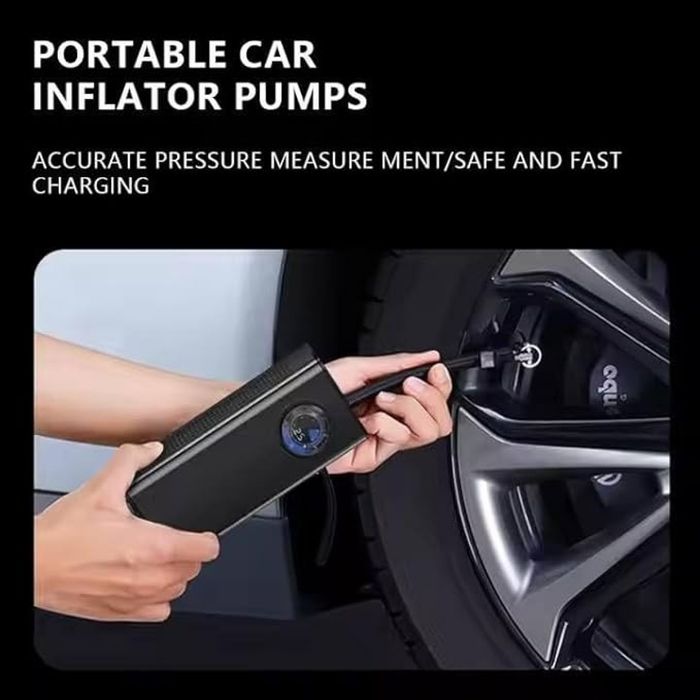 Потужний автомобільний акумуляторний компресор CHARGE PUMP 002