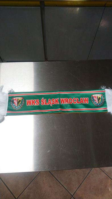 Szaliczek WKS Śląsk na przylepce, ok 42 cm