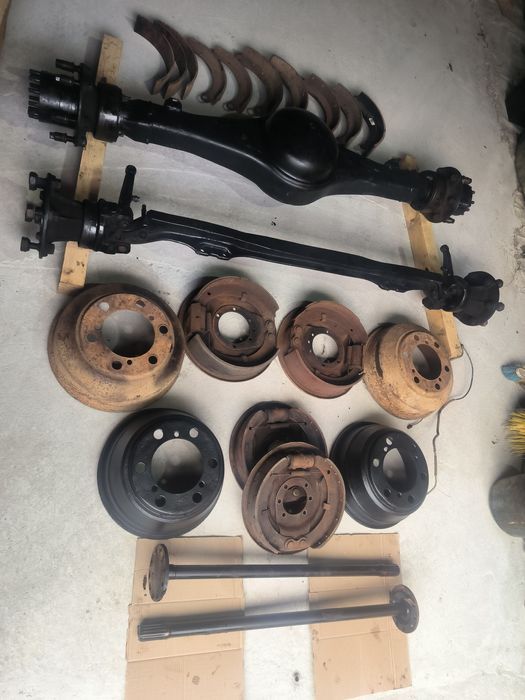 Прицеп балка і міст на причеп до трактора мінітрактора і іншої техніки