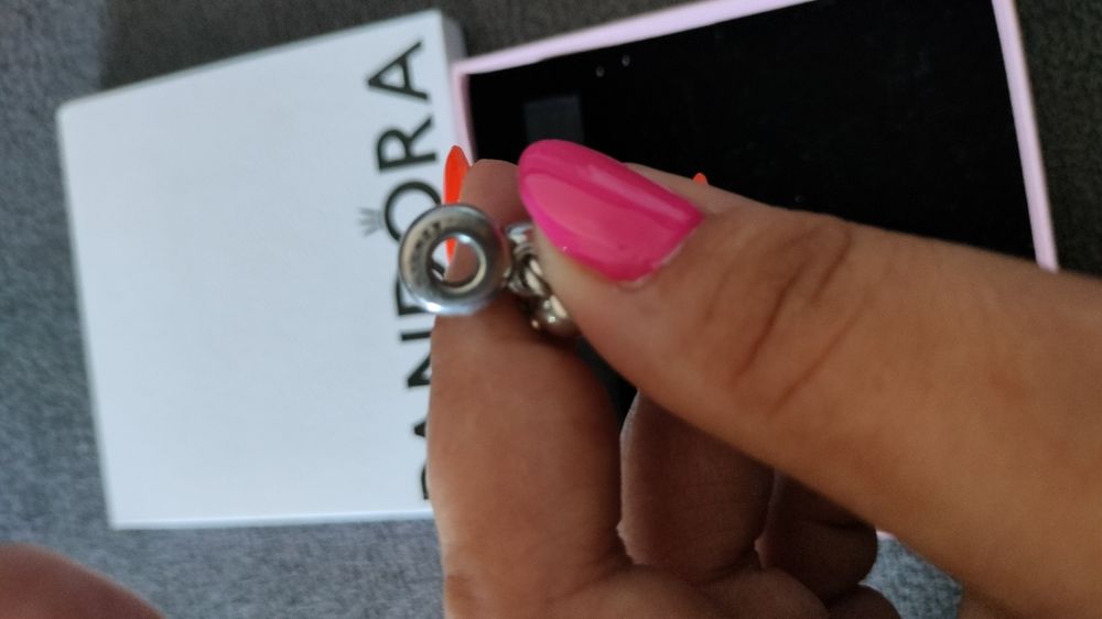 Charms koralik Pandora serce Myszka Miki i Minnie