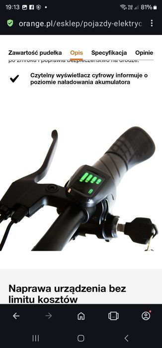 Hulajnoga elektryczna Rider Monster Turbo