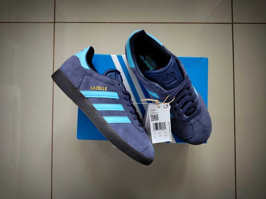 Adidas - Gazelle Shadow Navy Gum r. 36 2/3 SNEAKERS