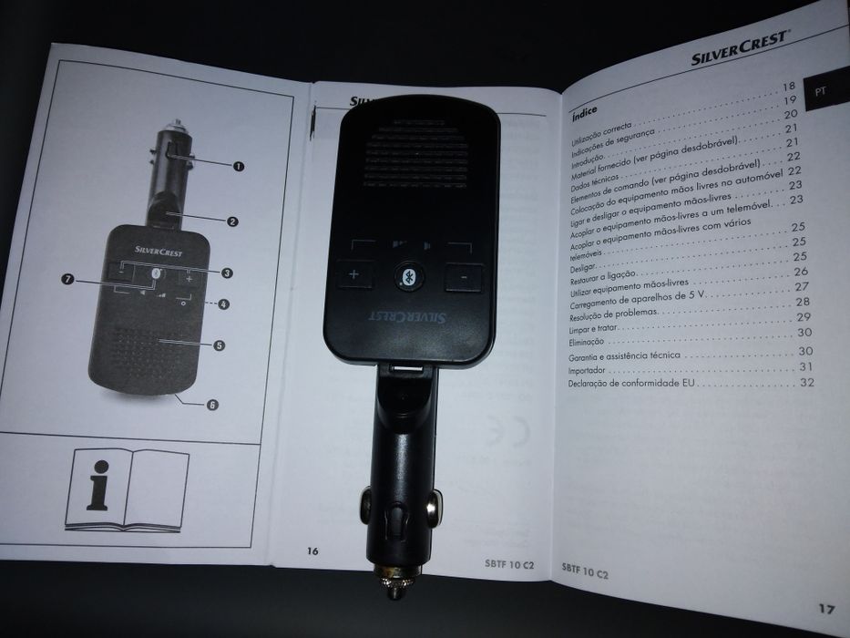 Sistema de mãos-livres Bluetooth