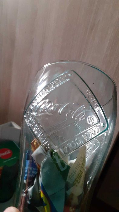 Copo coca cola 1916 coleção vidro vintage Edição limitada retro